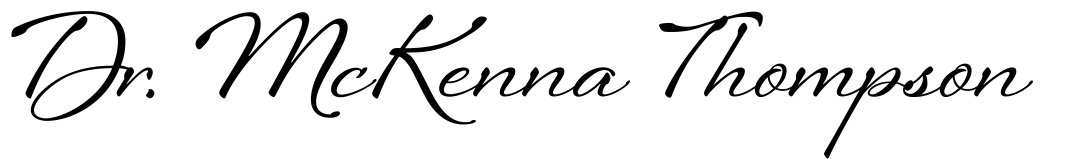 Dr. McKenna Thompson Signature